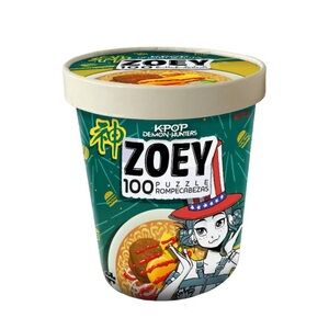 Kpop Demon Hunters Zoey Ramen Puzzle 100pc New Sealed Buffalo Games Huntrix